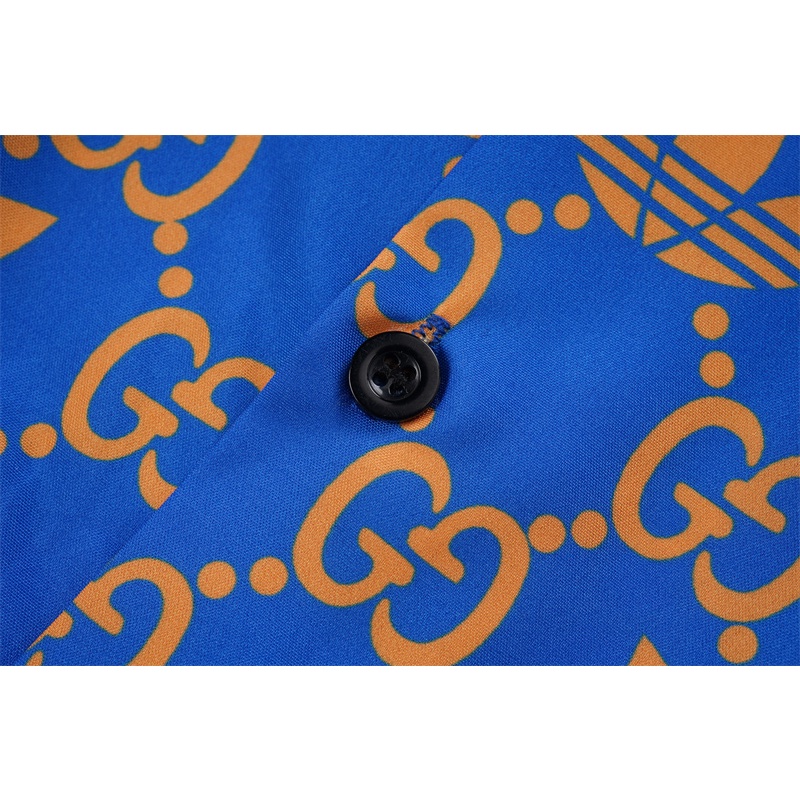 Bán Chạy Nhất Áo Sơ Mi Unisex Tay Ngắn In Hình Cỏ Ba Lá Đôi G Đôi Cho Nam Nữ