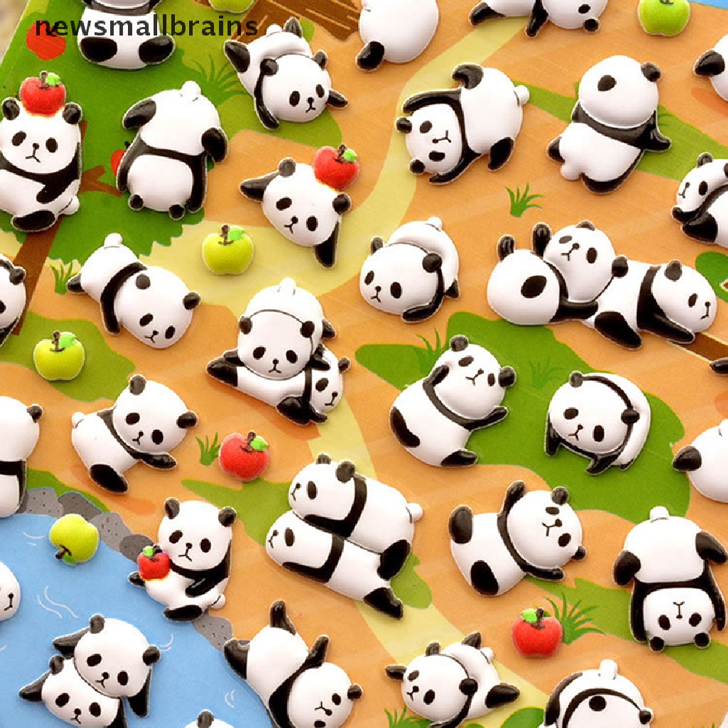 Sticker Dán Trang Trí Nhật Ký Hình Chim Cánh Cụt Gấu Trúc Chim Cánh Cụt