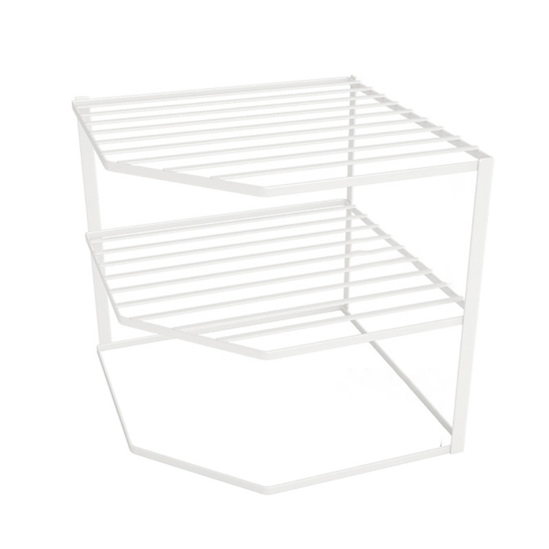 Kệ Kim Loại Bền Chắc Gắn Góc Tủ Nhà Cửa Sáng Tạo Chịu Lực Tốt 1