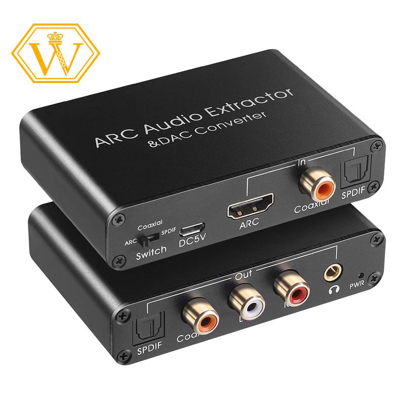 Bộ GiảI Mã Âm Thanh 192KHz DAC Kỹ ThuậT Số Hỗ Trợ HDMI-Compatible Sang Analog Stereo