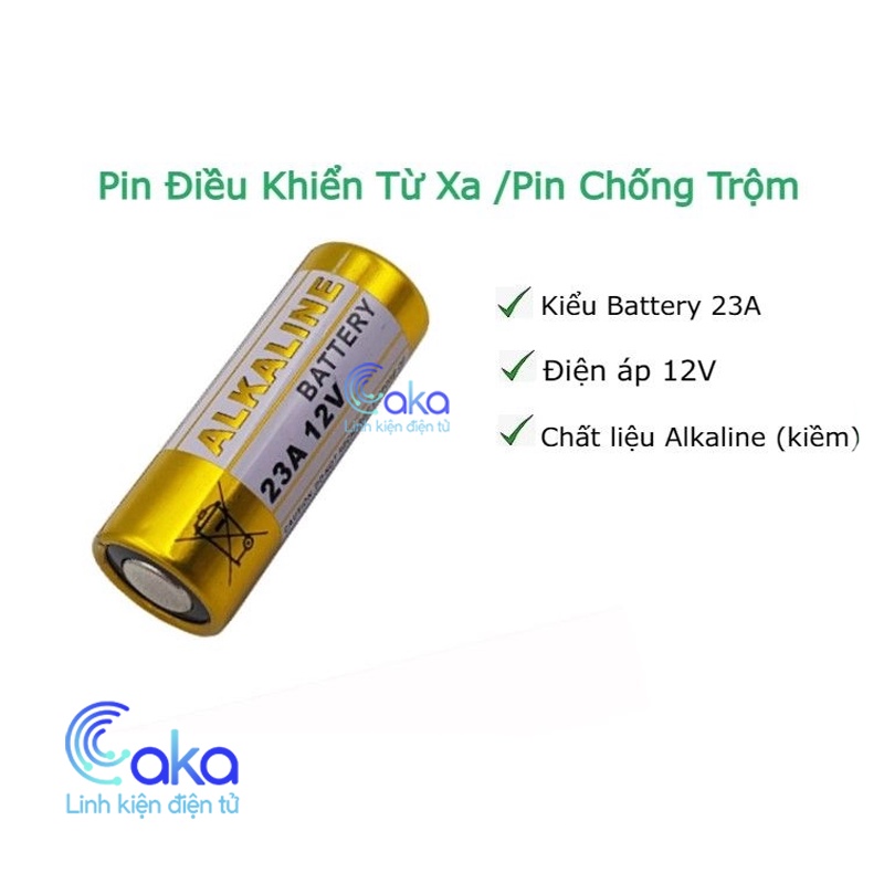 LKDT Pin 12V 23A ALKALINE, Pin Điều Khiển Từ Xa, Pin Chống Trộm, Pin Romete