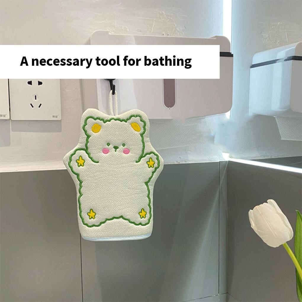 Găng tay đi tắm Co Giãn Tẩy Tế Bào Chết Họa Tiết Hoạt Hình Dễ Thương Cho Bé