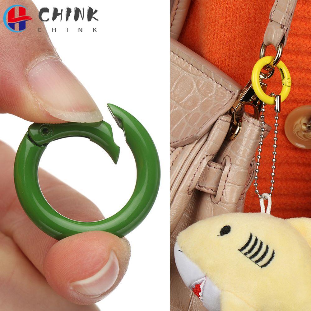 Bộ 5 Móc Khóa Hợp Kim Kẽm Hình Chữ O 2.45cm Chuyên Dụng Cho Túi Xách