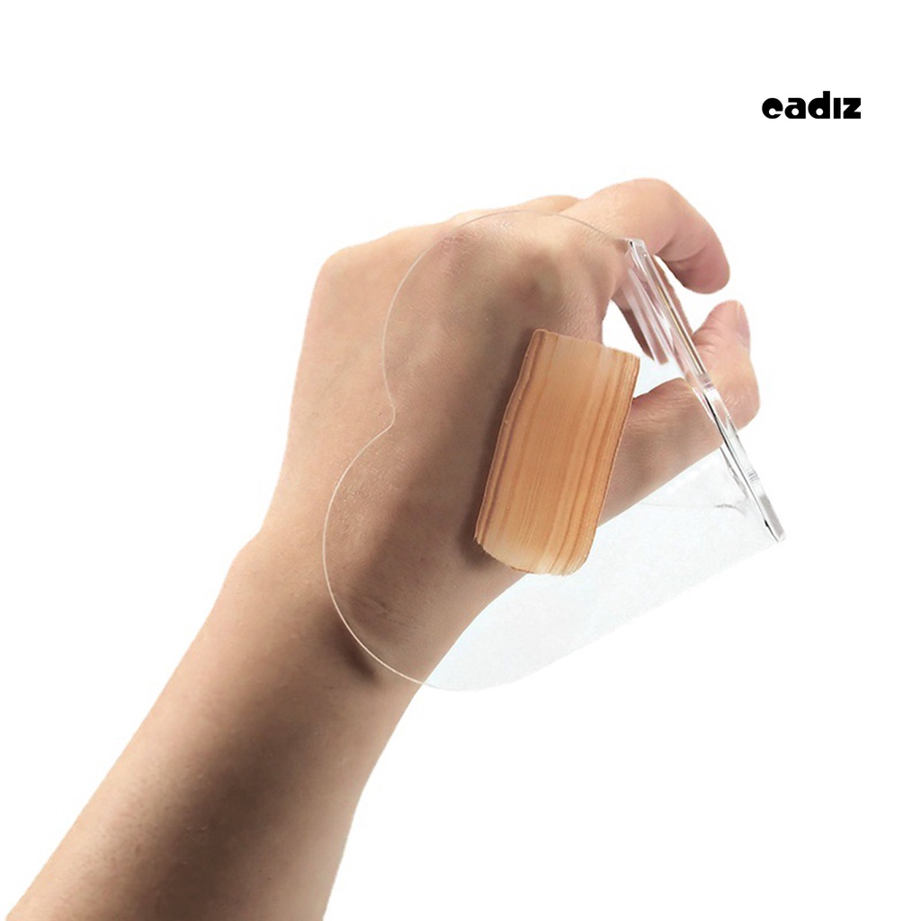 Bảng Màu Trang Điểm Móng Tay Acrylic Trong Suốt Viền Mịn Tái Sử Dụng Linh Hoạt Dễ Làm Sạch