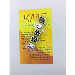 Cổng usb type-c 3.1 chân dán 16p smd 4 chốt cắm thẳng