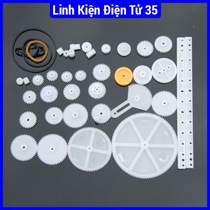 Bộ bánh răng nhựa 34 chi tiết (giá/1 bộ)
