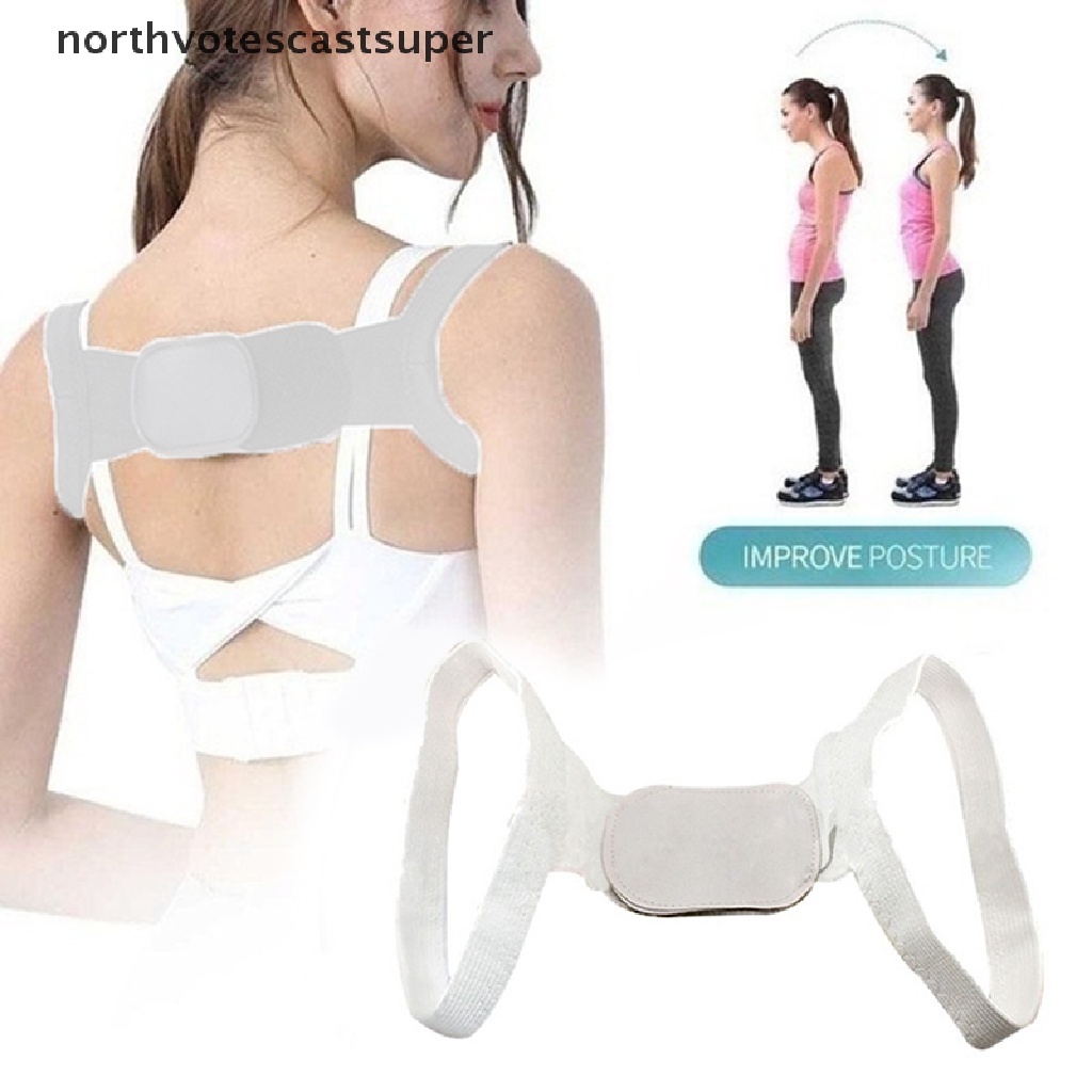 Northvotescastsuper Invisible Back Posture Orthotics Shoulder Corrector Brace Belt Spine Support NVCS