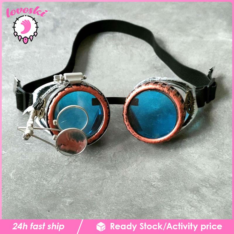 Kính Mát Thời Trang Steampunk Gọng Nhiều Màu Sắc