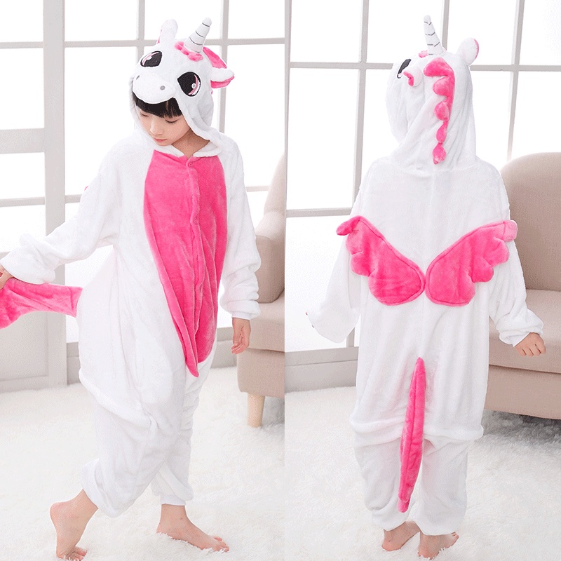 Bộ Đồ Ngủ Liền Thân Hóa Trang Hoạt Hình Dễ Thương Cho Bé