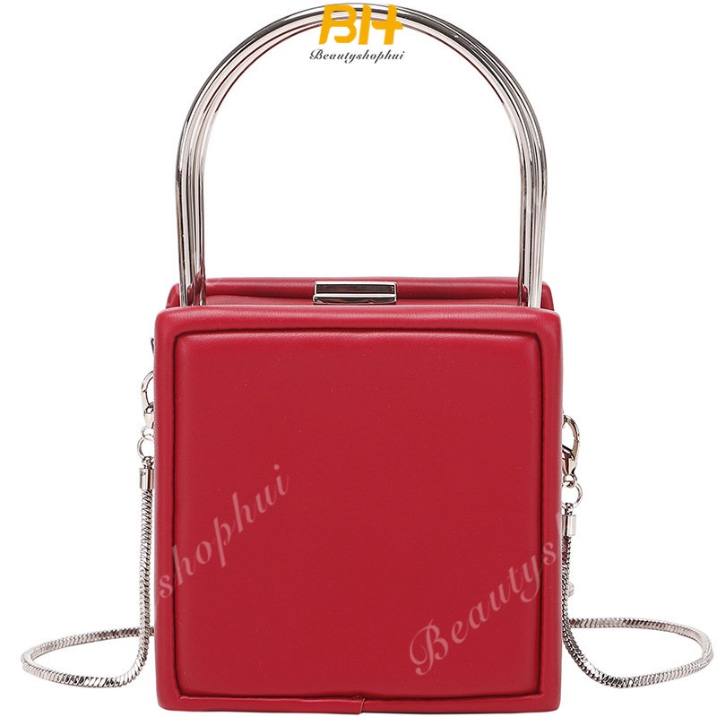 Túi Vuông Nhỏ Đeo Chéo Dây Chuỗi Thời Trang Mùa Hè Mới 2023 Dành Cho Nữ