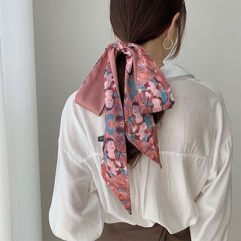 Khăn Quàng Cổ Lụa Cao Cấp Phong Cách Trung Hoa Cổ Điển Thời Trang Xuân Thu Cho Nữ