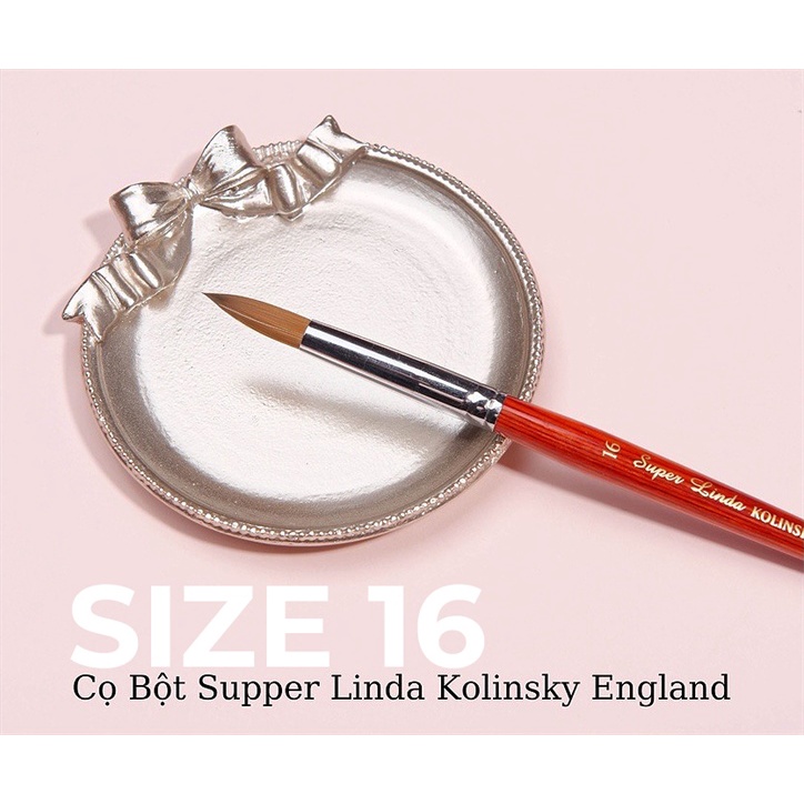Cọ đắp bột Super size 16 cọ nail (Cây) làm móng học nail