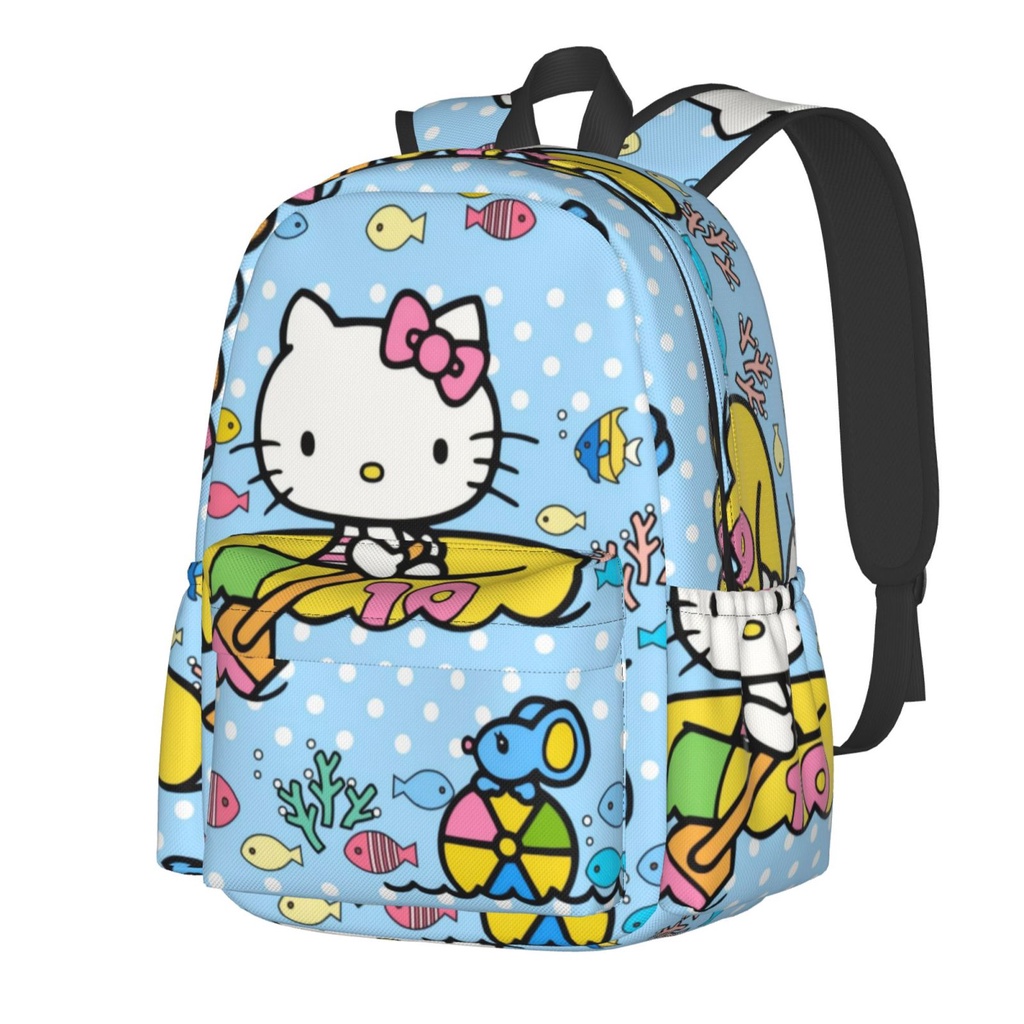 Ba Lô Đựng Laptop Trọng Lượng Nhẹ Hình Hello Kitty 17inch
