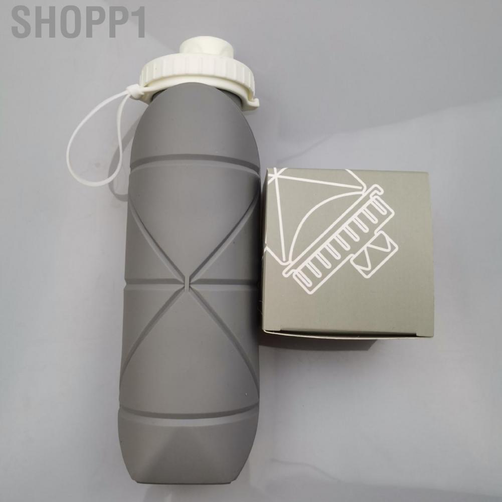 Shopp1 Collapsible Water Bottle Portable Mini Silicone Large Capacity Foldable Bottles for Outdoor Sports