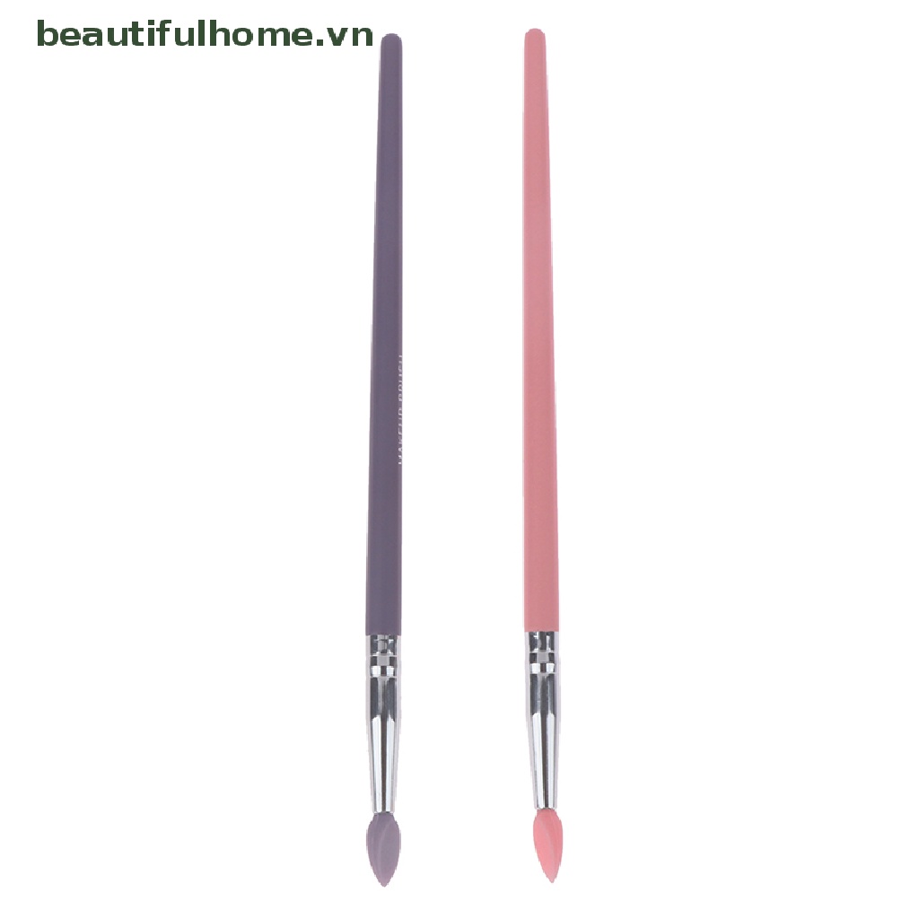 1 Cọ Trang Điểm Môi / Phấn Mắt Ánh Nhũ Kim Tuyến Lấp Lánh Bằng Silicone