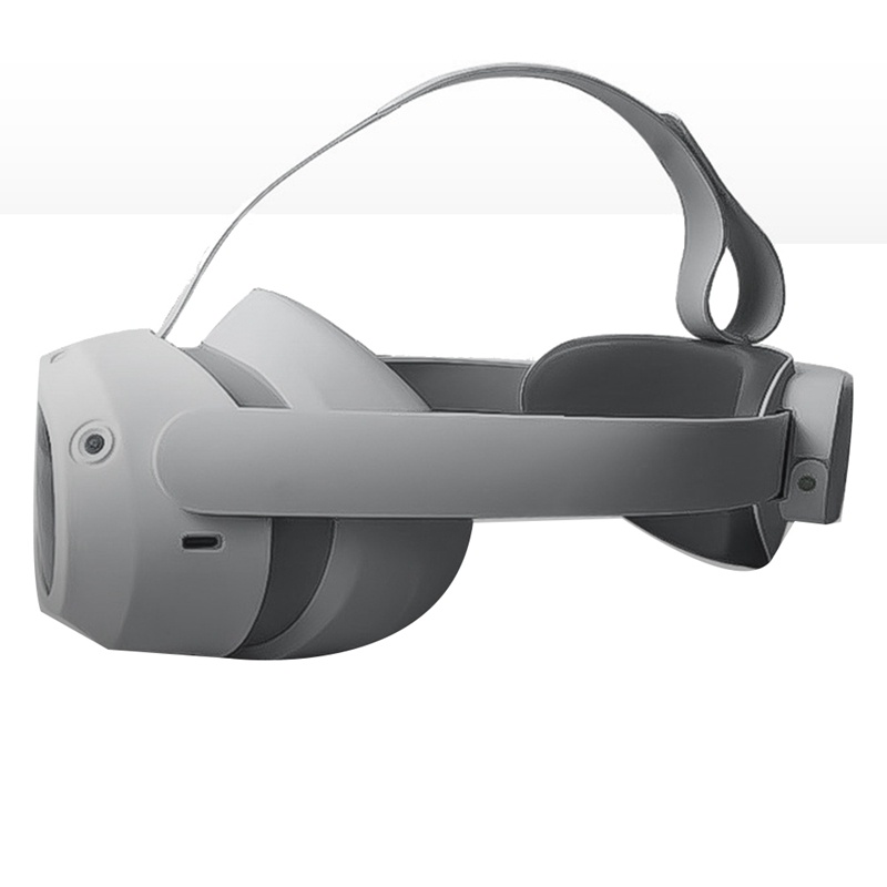 Vỏ Bảo Vệ Hộp Sạc Tai Nghe VR 4 Bằng Silicon Mềm Chống Rơi Màu Đen Cho Pico 4 VR