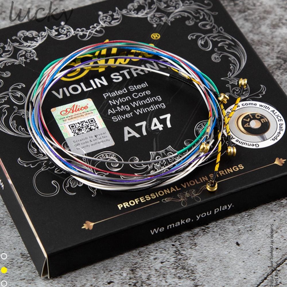 Bộ 5 Lõi Đàn Violin Al-Mg E A D G Cho 4 / 4 3 / 4 1 / 2 1 / 4 1 / 8