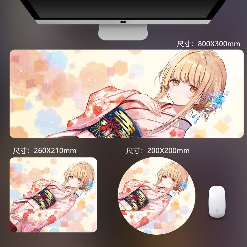 Tấm Lót Chuột Cao Su Chống Trượt Hình Anime Độc Đáo