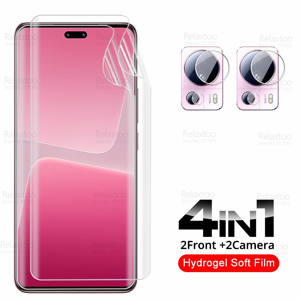 Phim Dán Hydrogel 4 Trong 1 Bảo Vệ Màn Hình Máy Ảnh Cho Xiaomi 13 Lite Xiami Xiomi Mi13 Light Mi 13Lite Mi13Lite 5G 6.55 "