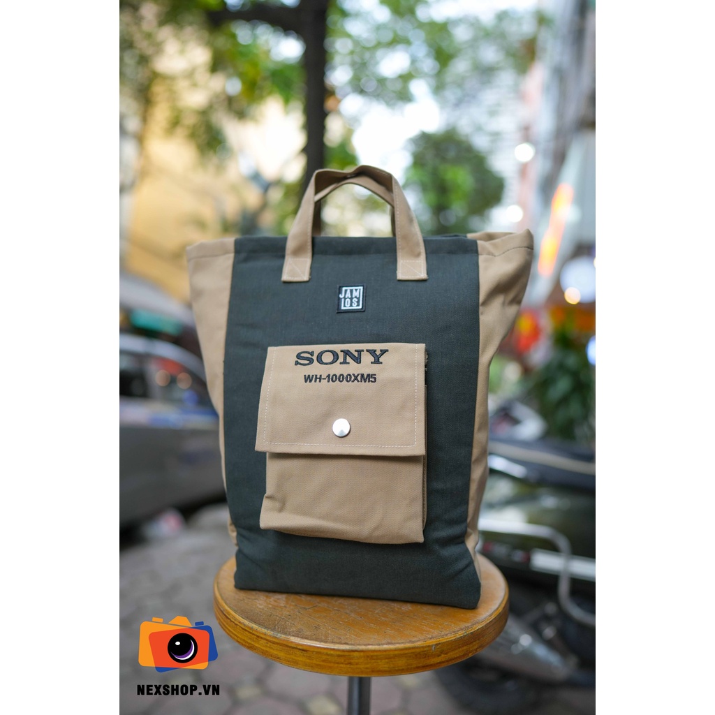 Balo vải Canvas - Jamlos x Sony WH-1000XM5