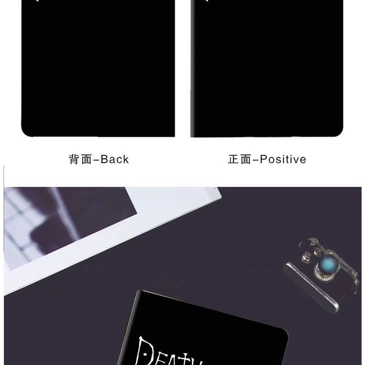 Bao Da Máy Tính Bảng Họa Tiết death Note Cho iPad air 4 5 mini 1 / 2 / 3 / 4 / 5 / 6 iPad 10.2 gen 7 8 9 iPad 2022 pro11 gen10