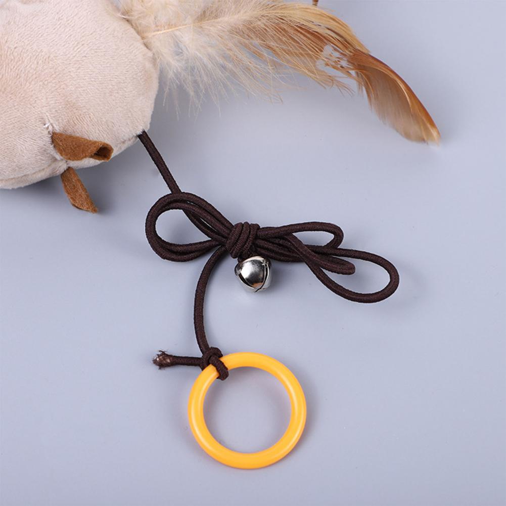 Đồ chơi  mèo gắn lông vũ,đồ chơi cho chó mèo KKPETS