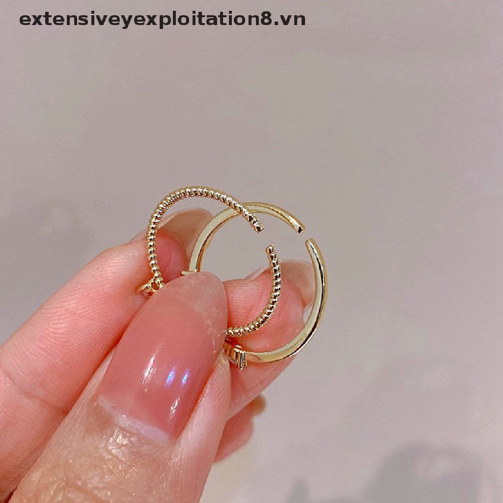 Nhẫn Đính Đá Hình Trái Tim Dễ Thương Có Thể Điều Chỉnh Kích Thước