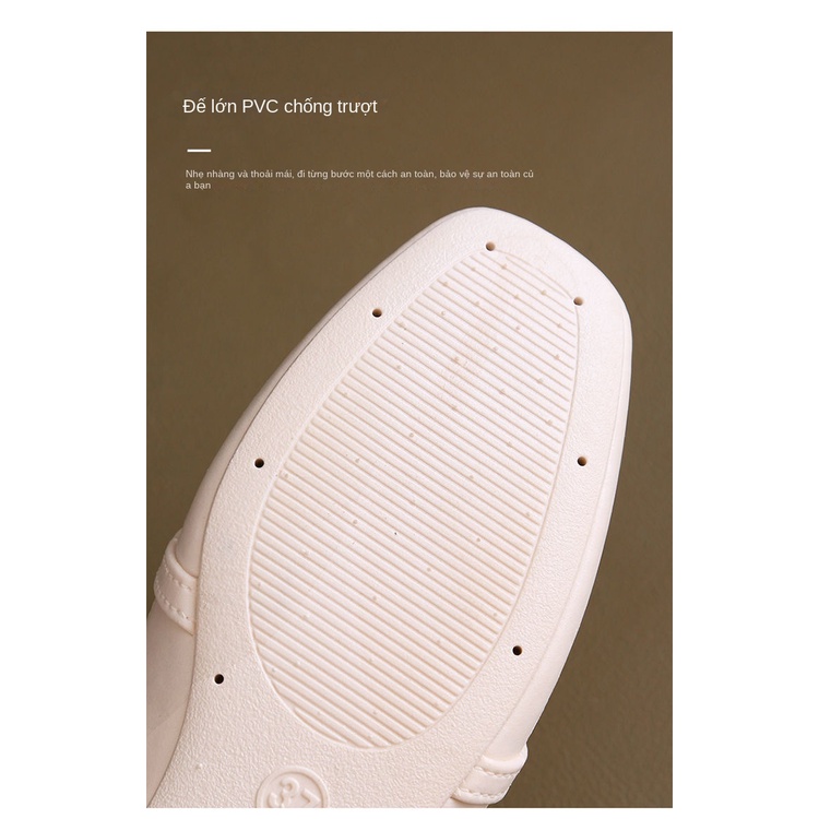 Dép Sandal dép độn đế Bít Mũi Phong Cách Hàn Quốc Thời Trang Cho Nữ big size giày oxford