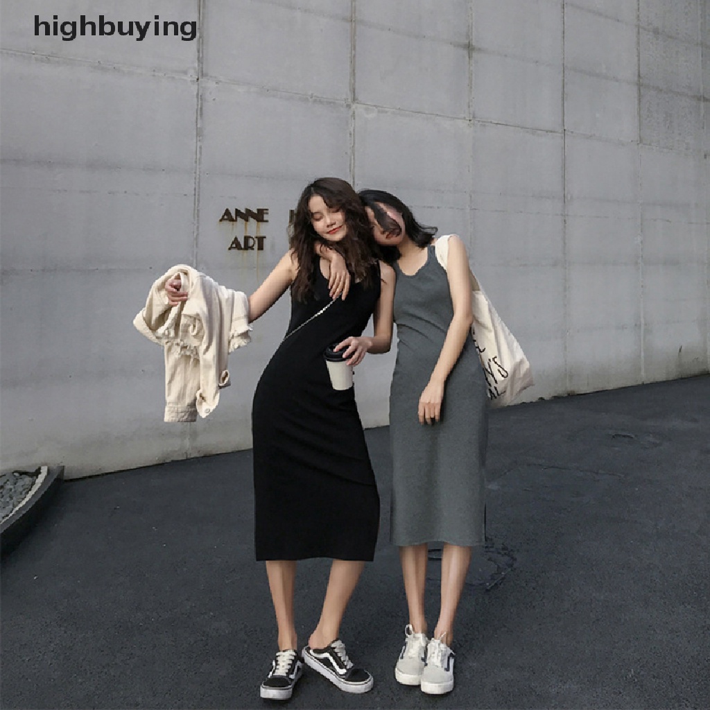 Đầm Hai Dây Hở Lưng Thời Trang Mùa Hè Quyến Rũ Cho Nữ