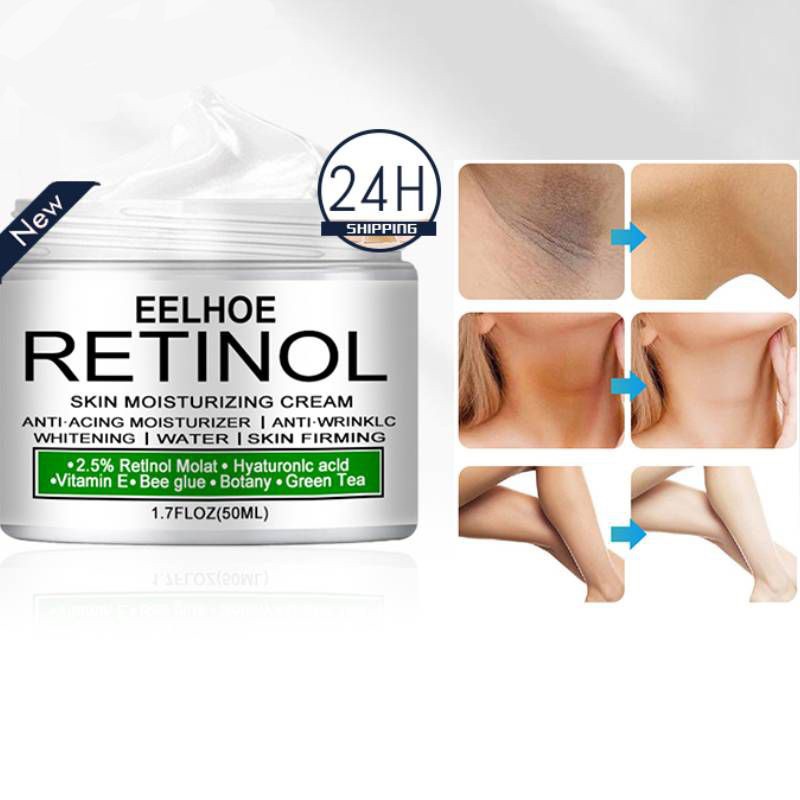 Eelhoe Retinol Kem Làm Trắng Để Loại Bỏ Melanin Sáng Kem Cổ Tích Da Ban Đầu Cho Tư Nhân Bộ Phận/Cơ Thể/Nách/Cổ 50G M02-Pikalu