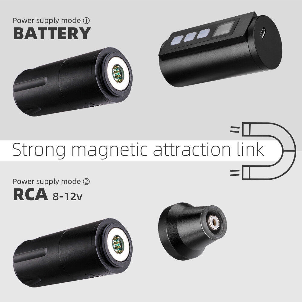 Máy Xăm Hình Chuyên Nghiệp Không Lõi Mạnh Mẽ Có Màn Hình LED Kỹ Thuật Số