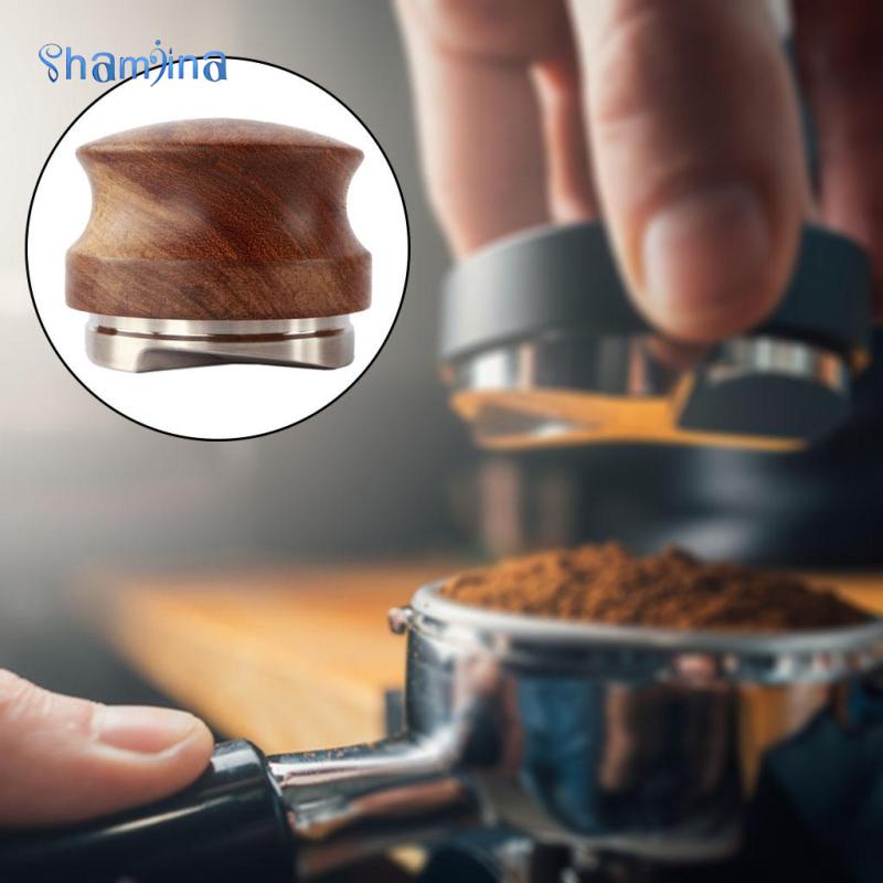 Dụng cụ tán đều cà phê shamjina bằng thép không gỉ 51mm/53mm/58mm cho máy pha cà phê chuyên nghiệp