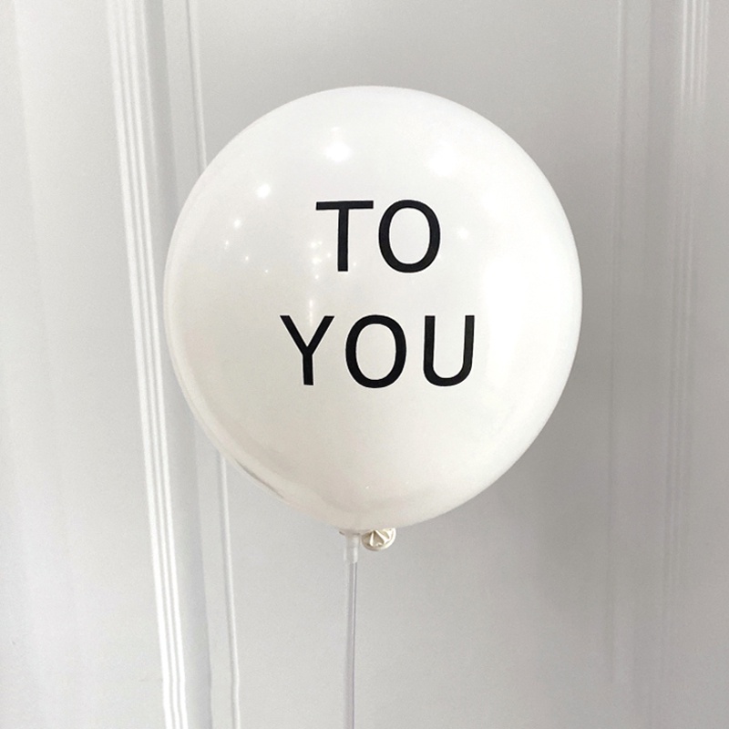 1 Bong Bóng 10 Inch In Chữ HAPPY Birthday Xinh Xắn