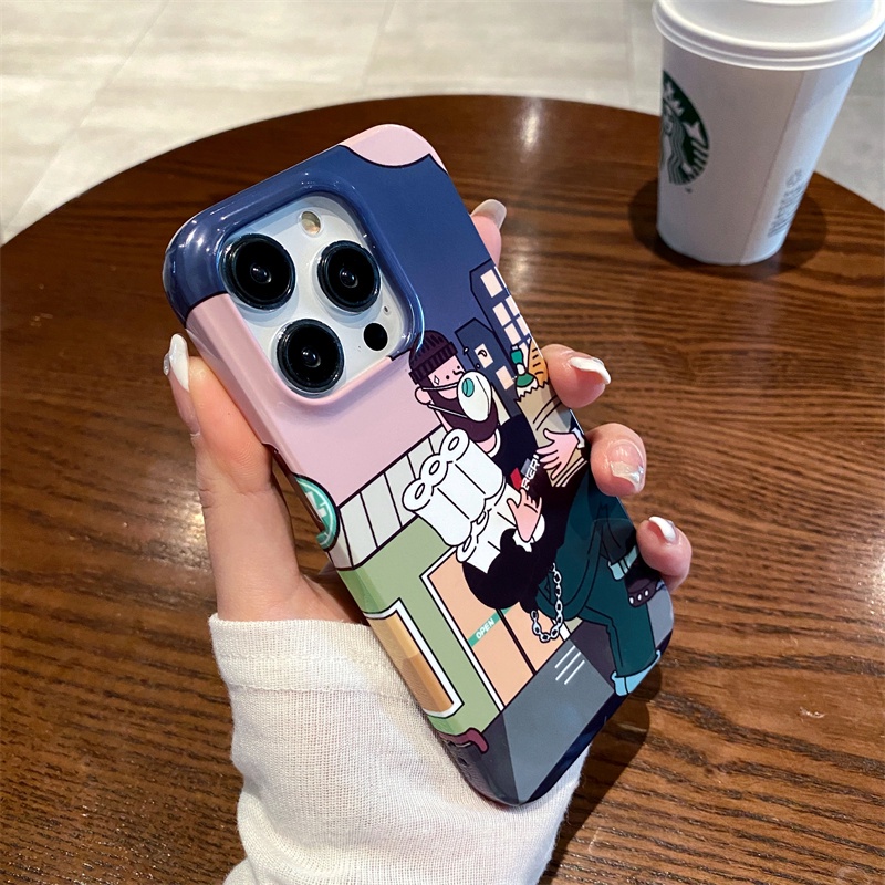 Ốp Điện Thoại Cứng Phong Cách Âu Mỹ Cho iphone X Xs Xr Xsmax 11 11ProMax 12 12Pro 12ProMax 13 13Pro 14 14Pro 14Plus 14ProMax