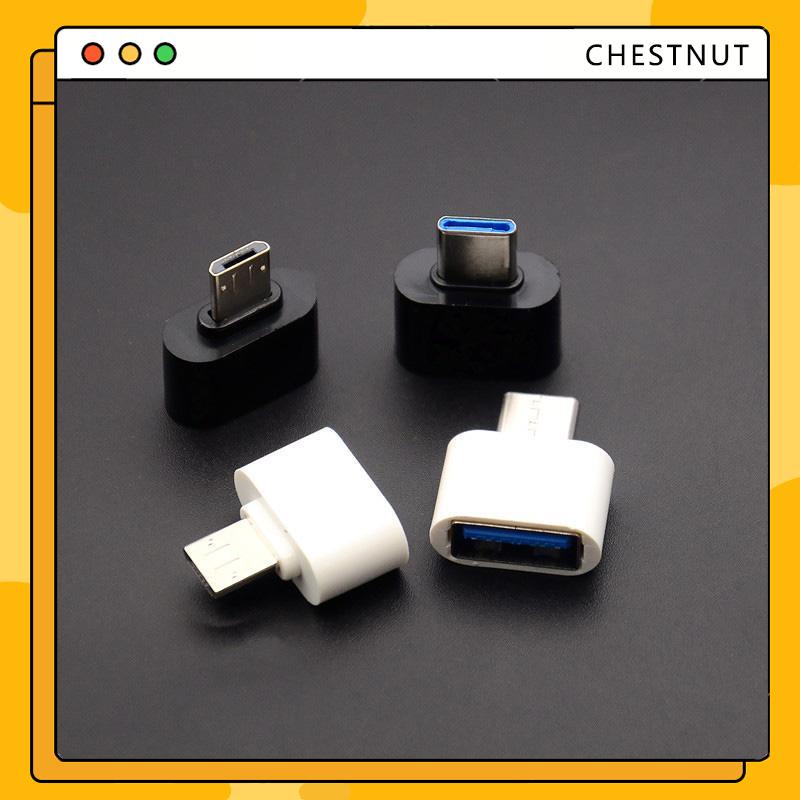 Đầu chuyển đổi Ankndo 2.0 ra Micro USB OTG Type C sang USB cho máy tính bảng/để kết nối chuột bàn phím/tay cầm-CT