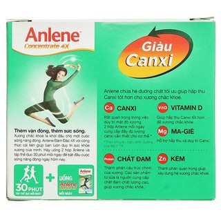 LỐC SỮA ANLENE ĐẬM ĐẶC 4X (4x125ML) (HỘP)