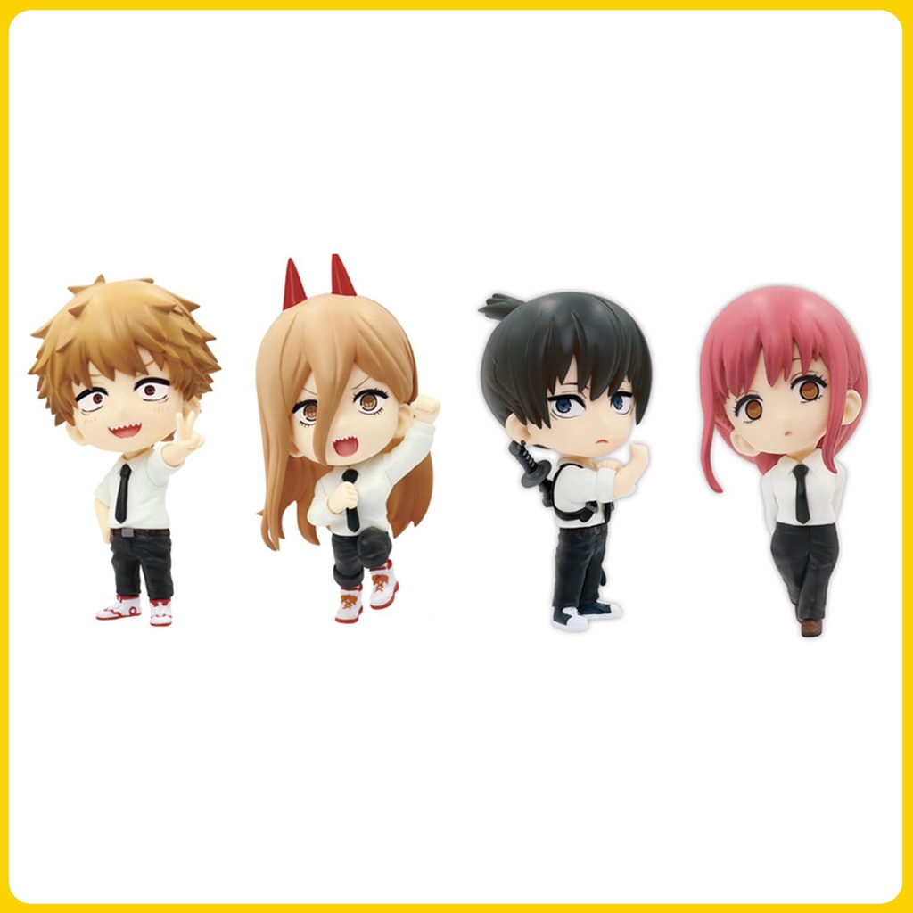 MÔ HÌNH CHÍNH HÃNG DENJI - POWER - MAKIMA - AKI - Chainsaw Man - Deformed Figure vol.1-2