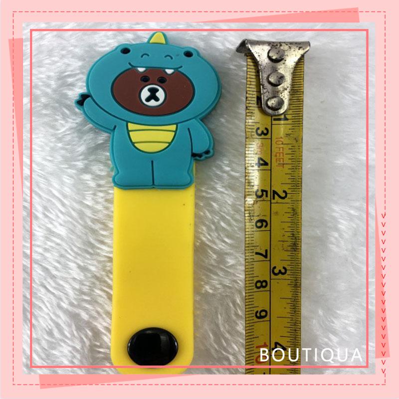 Dây kẹp thu gọn tai nghe cáp sạc điện thoại laptop hình thú dễ thương-BA