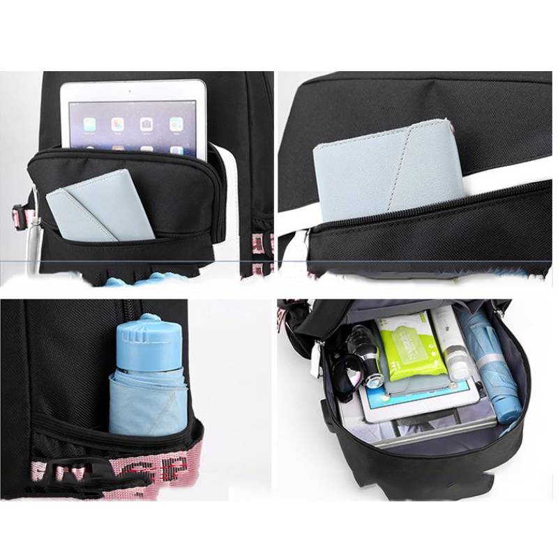 Ba Lô Cỡ Lớn Chống Thấm Nước Thoáng Khí In Hình LISA BLACKPINK SQ2 Thời Trang Cho Nam Và Nữ