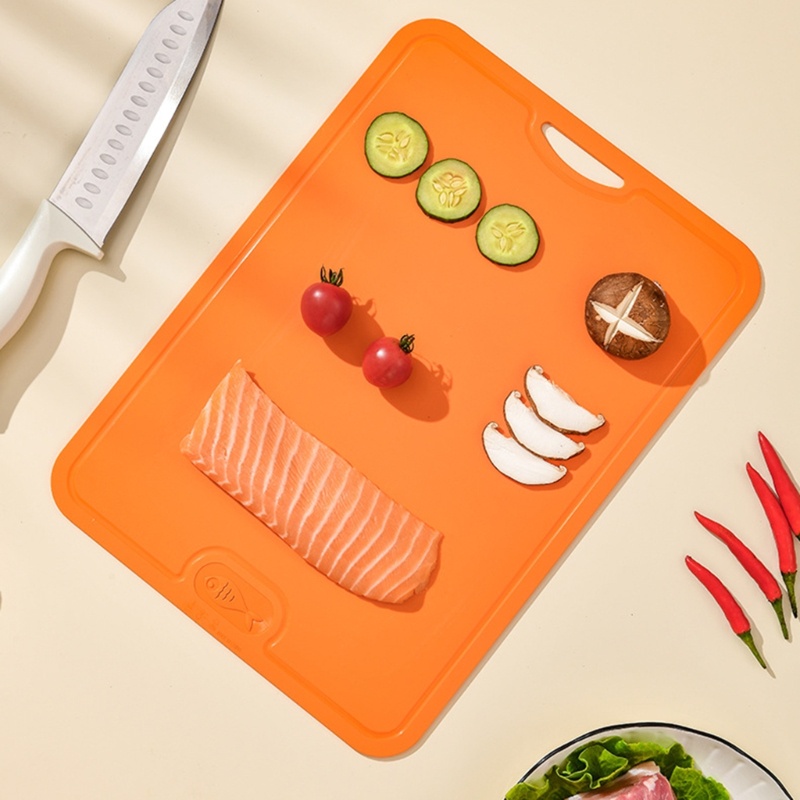 Thớt Cắt Thực Phẩm Phân Loại Linh Hoạt Kèm Lỗ Treo Tiện Dụng Cho Nhà Bếp