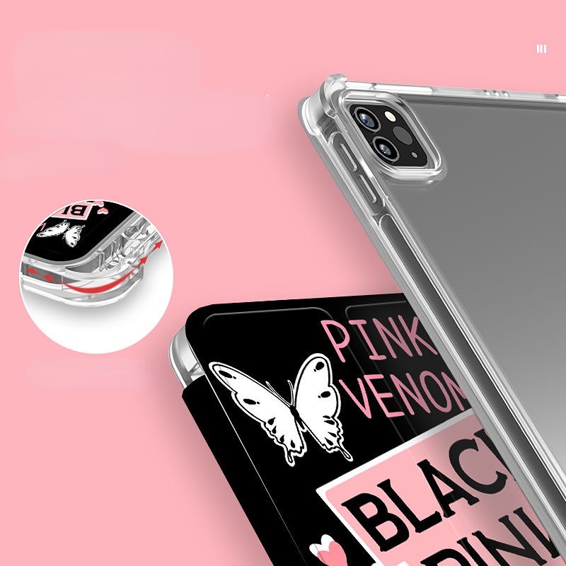 Bao da in bướm thích hợp cho iPad Air4 10.9 Gen10/ 9/ 8/ 7/ 6/ 5 Air5/ 4/ 3/ 2/ 1 9.7/ 10.2/ 10.5/ 10.9/ 11