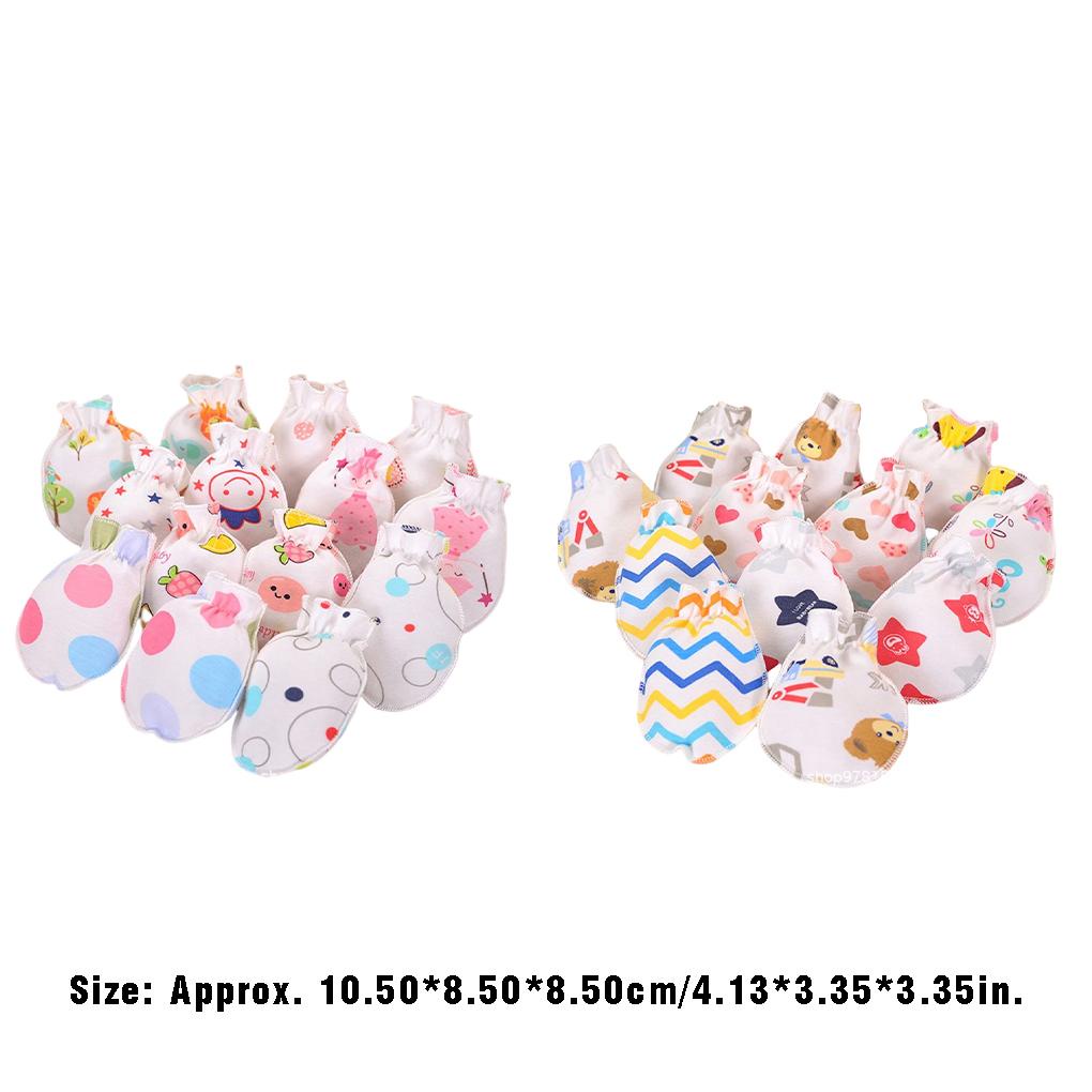 2 Đôi Găng Tay Chống Cào Xước Bảo Vệ Mặt Cho Bé