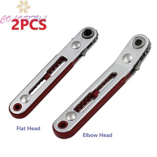 【COLORFUL】2pcs Mini-Ratchet Wrench Screwdriver Set 90-Degree Offset Screwdriver Handle