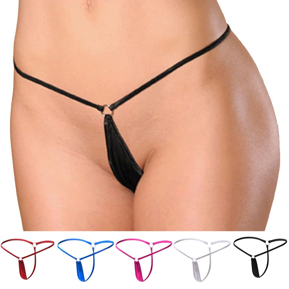 Bộ 5 Quần Lót Lọt Khe Siêu Nhỏ Phong Cách Quyến Rũ qc47 Dành Cho Nữ