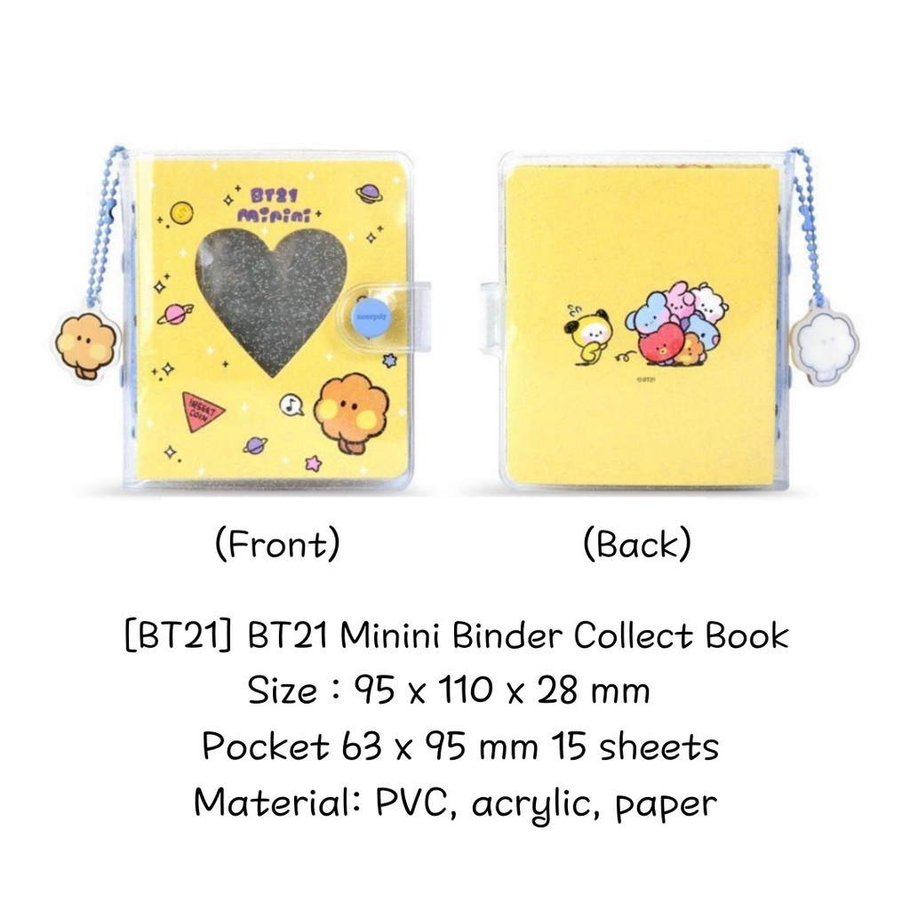 Sách Sưu Tầm Mini BT21   - 7 Màu