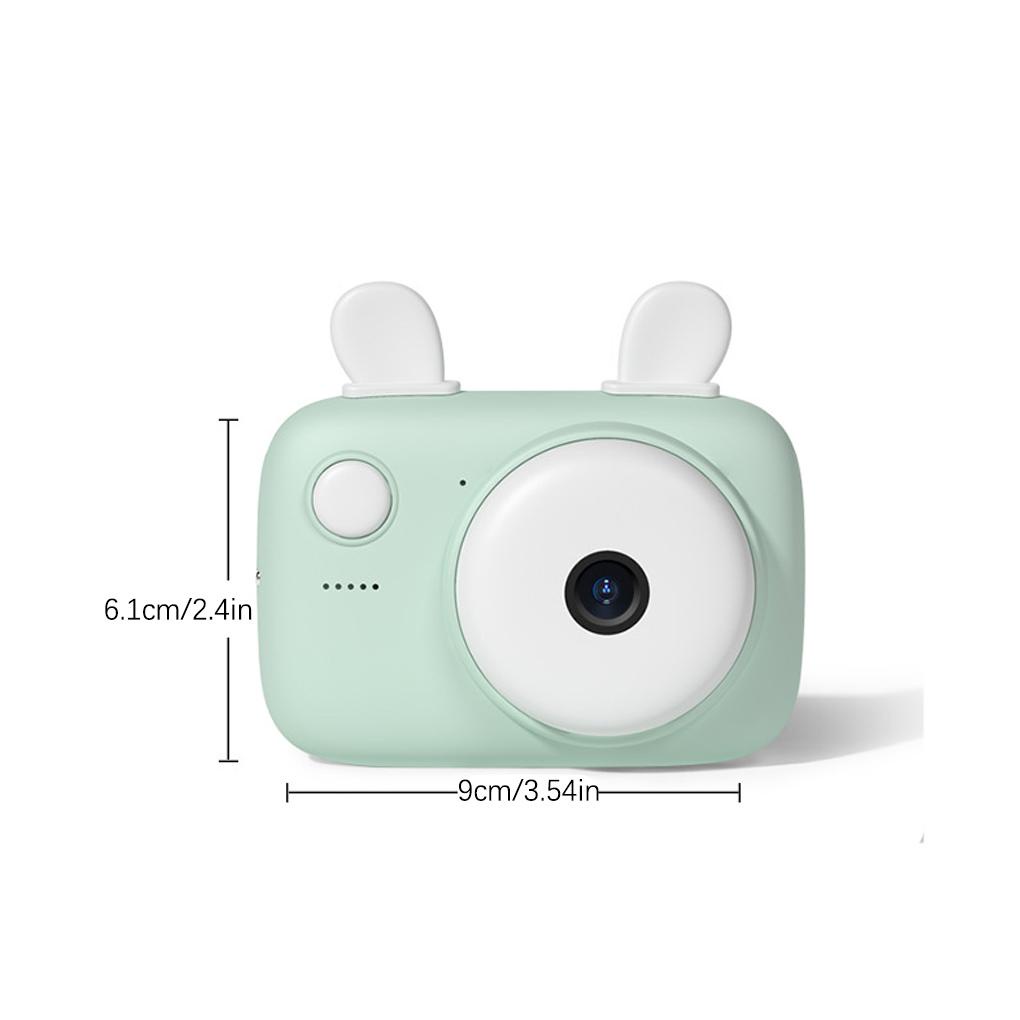 Máy Ảnh Kỹ Thuật Số Bằng Silicon Họa Tiết Hoạt Hình Kèm Dây Đeo Độ Nét Cao Làm Quà Tặng Cho Bé