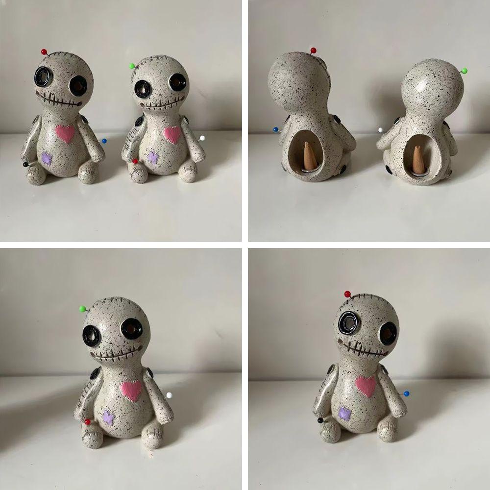 SUENIN Hộp Hương Thơm Hình Búp Bê Trang Trí Halloween