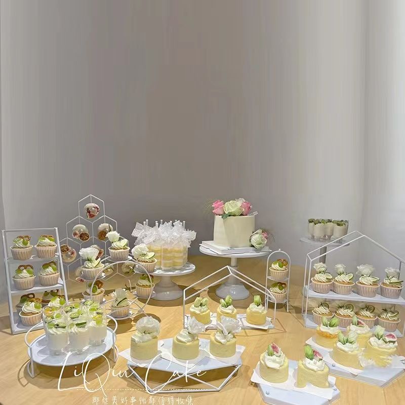 Giá Đỡ Trưng Bày Thức Ăn Bánh Tráng Miệng Phong Cách Châu Âu