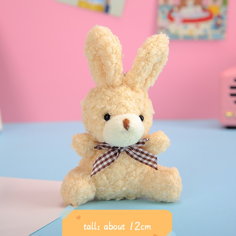 Móc Khóa Thỏ Nhồi Bông Dễ Thương