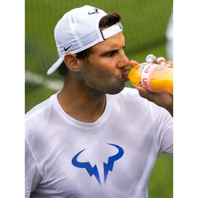 Nadal 'S Phù Hợp Với Áo Thun cotton Nguyên Chất Tay Ngắn Tùy Chỉnh Dùng Trong Huấn Luyện tennis Xiaode